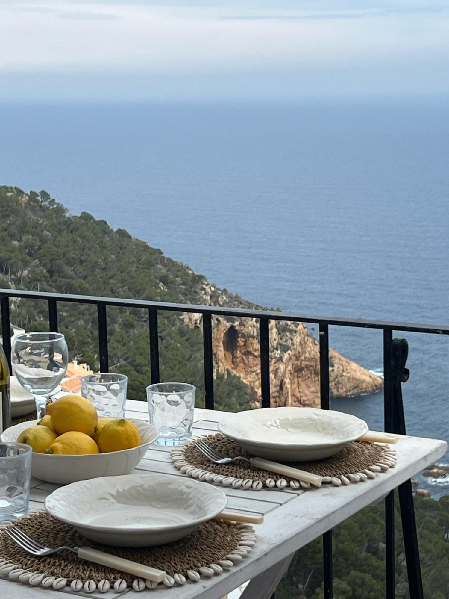 Casa Blanca De Begur Con Vistas Al Mar Y Piscina 빌라 외부 사진