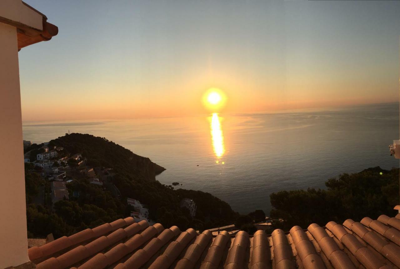 Casa Blanca De Begur Con Vistas Al Mar Y Piscina 빌라 외부 사진